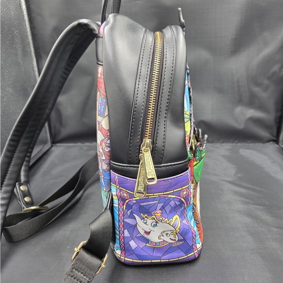 Loungefly Disney Castle Backpack with Multicolor Design main image 5